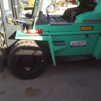 2016 Mitsubishi FD70N Pneumatic Tire Forklift