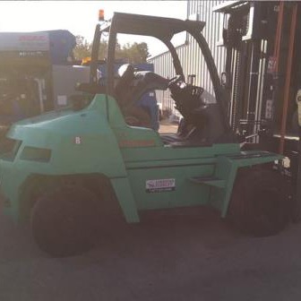 2016 Mitsubishi FD70N Pneumatic Tire Forklift