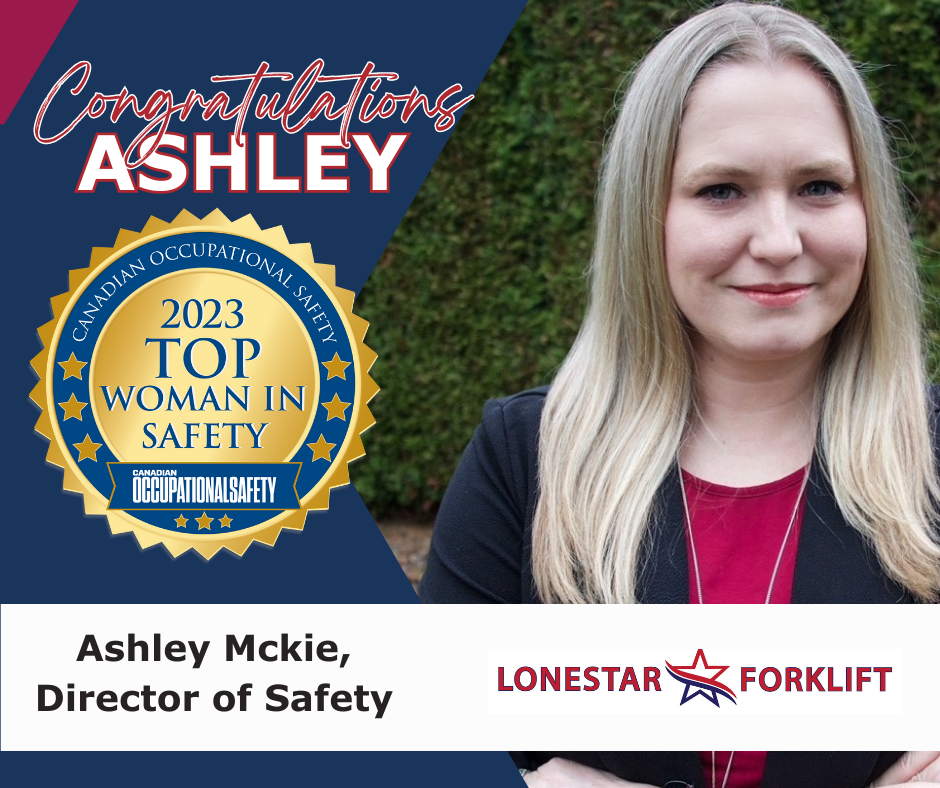 COS awards - Ashley Mckie - Top Woman In Safety