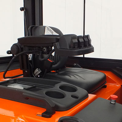 Carer R series forklift - arm rest controls 