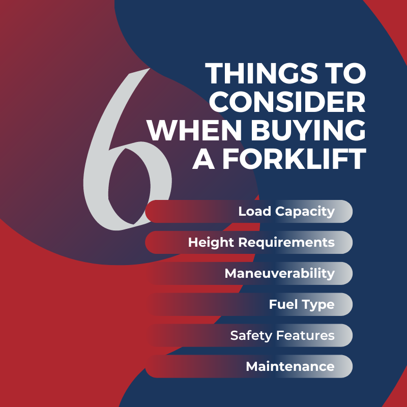 Six things to consider when buying a forklift