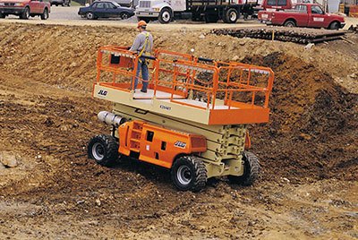 Rough Terrain JLG Scissor Lift